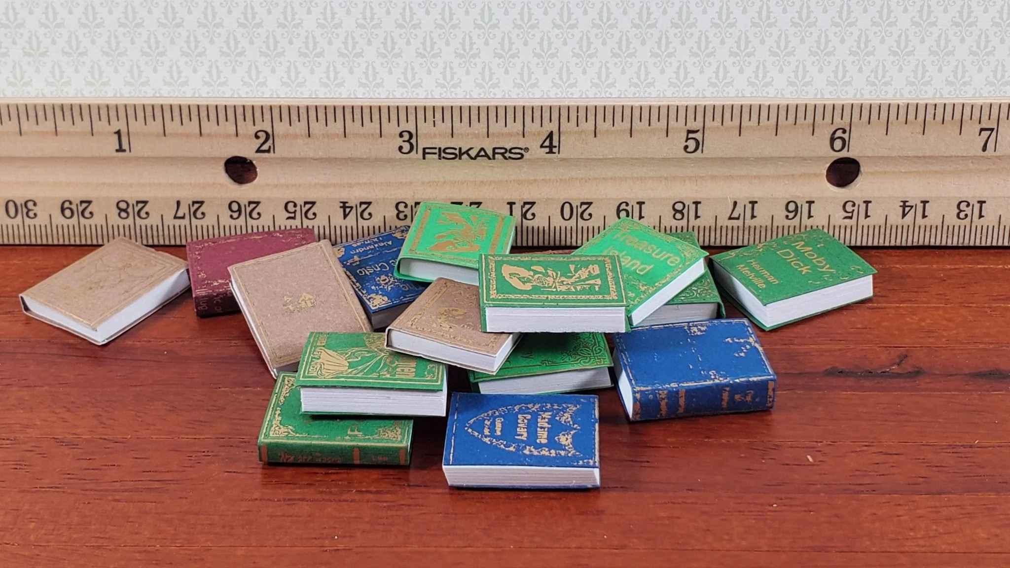 Dollhouse Books x16 Assorted Victorian Era 1:12 Scale (blank inside) Handmade - Image 5