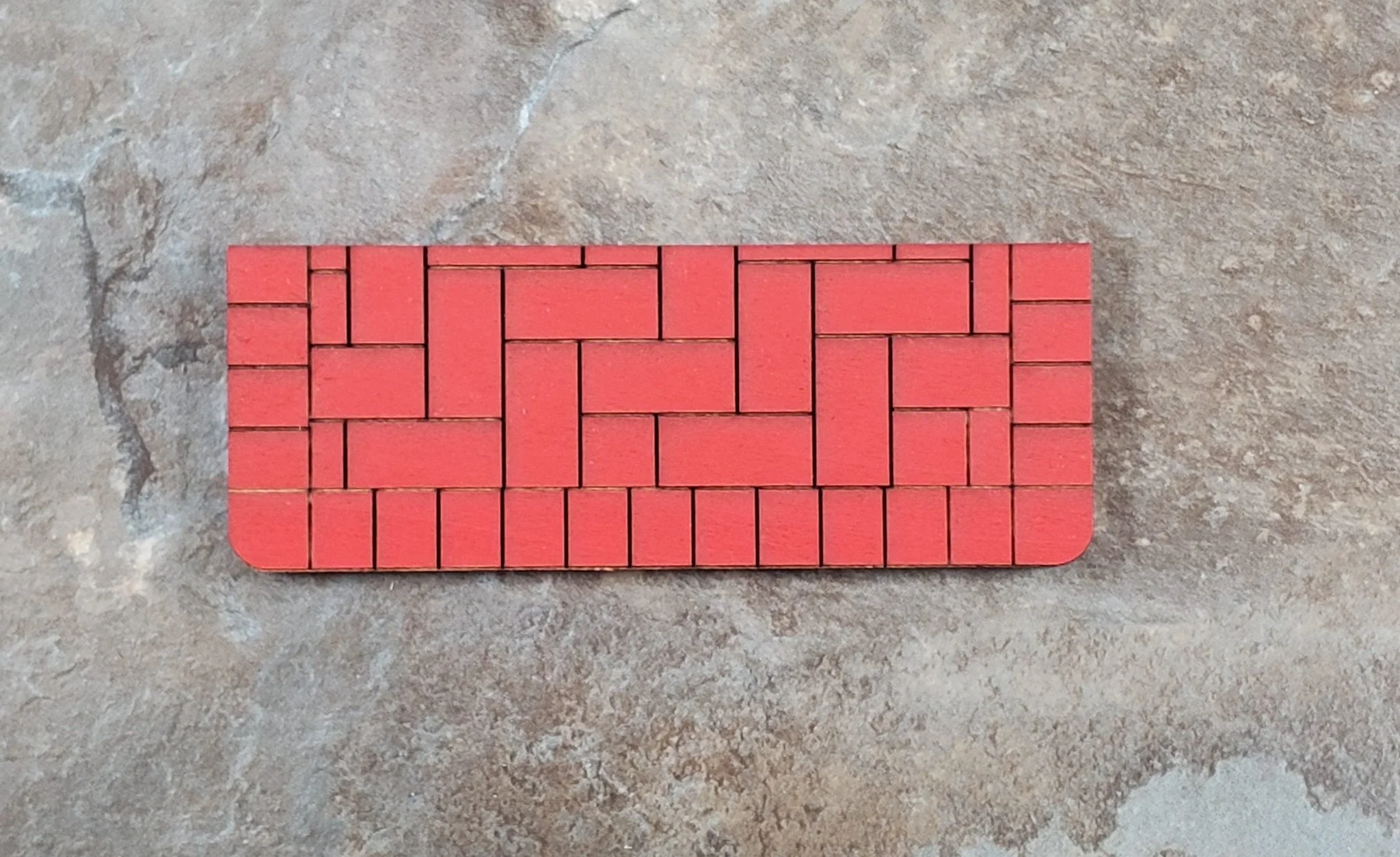 Dollhouse "Brick" Step Exterior Medium Size 1:12 Scale Miniature #551MD - Image 3