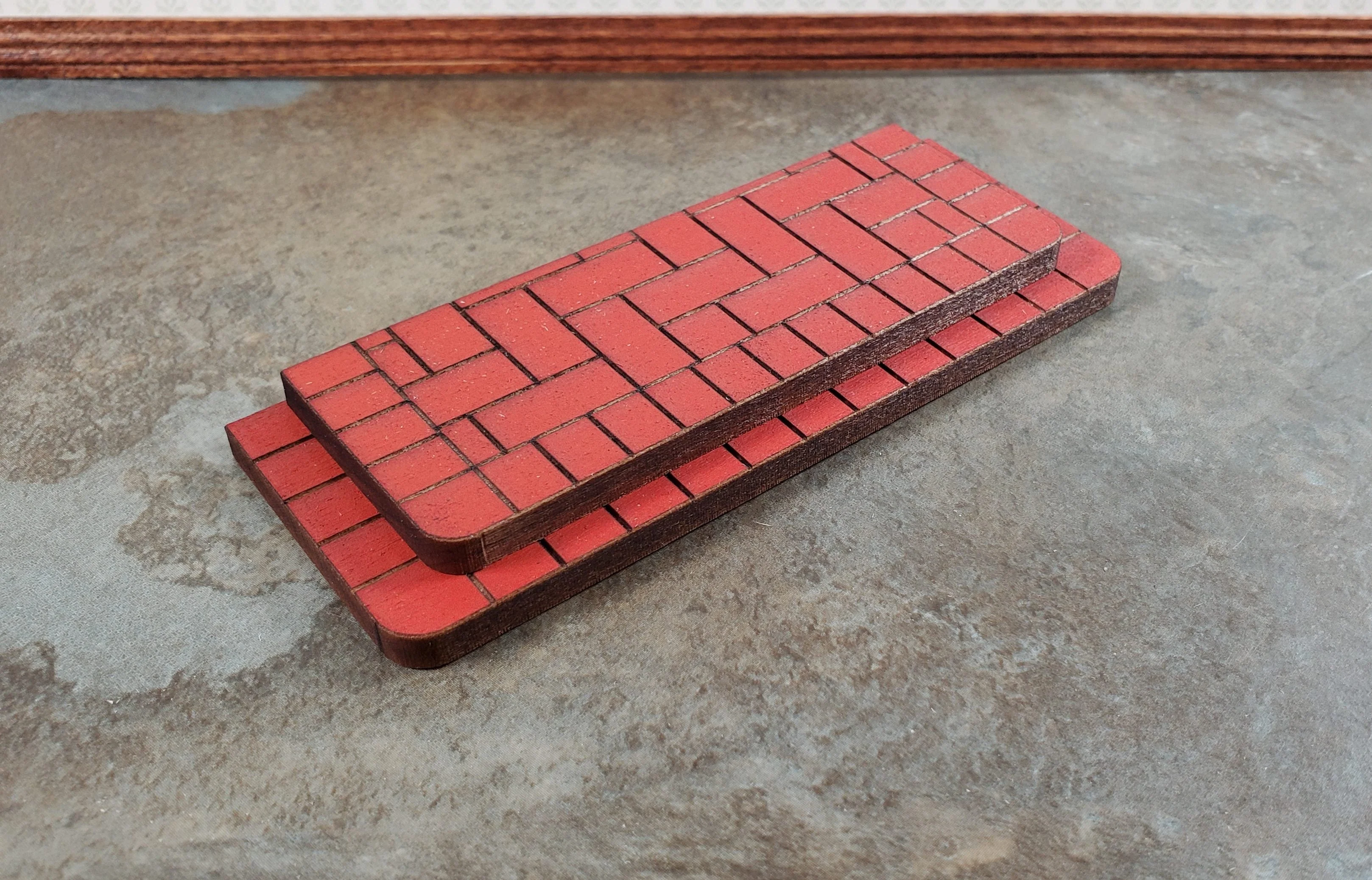 Dollhouse "Brick" Step Exterior Medium Size 1:12 Scale Miniature #551MD - Image 5