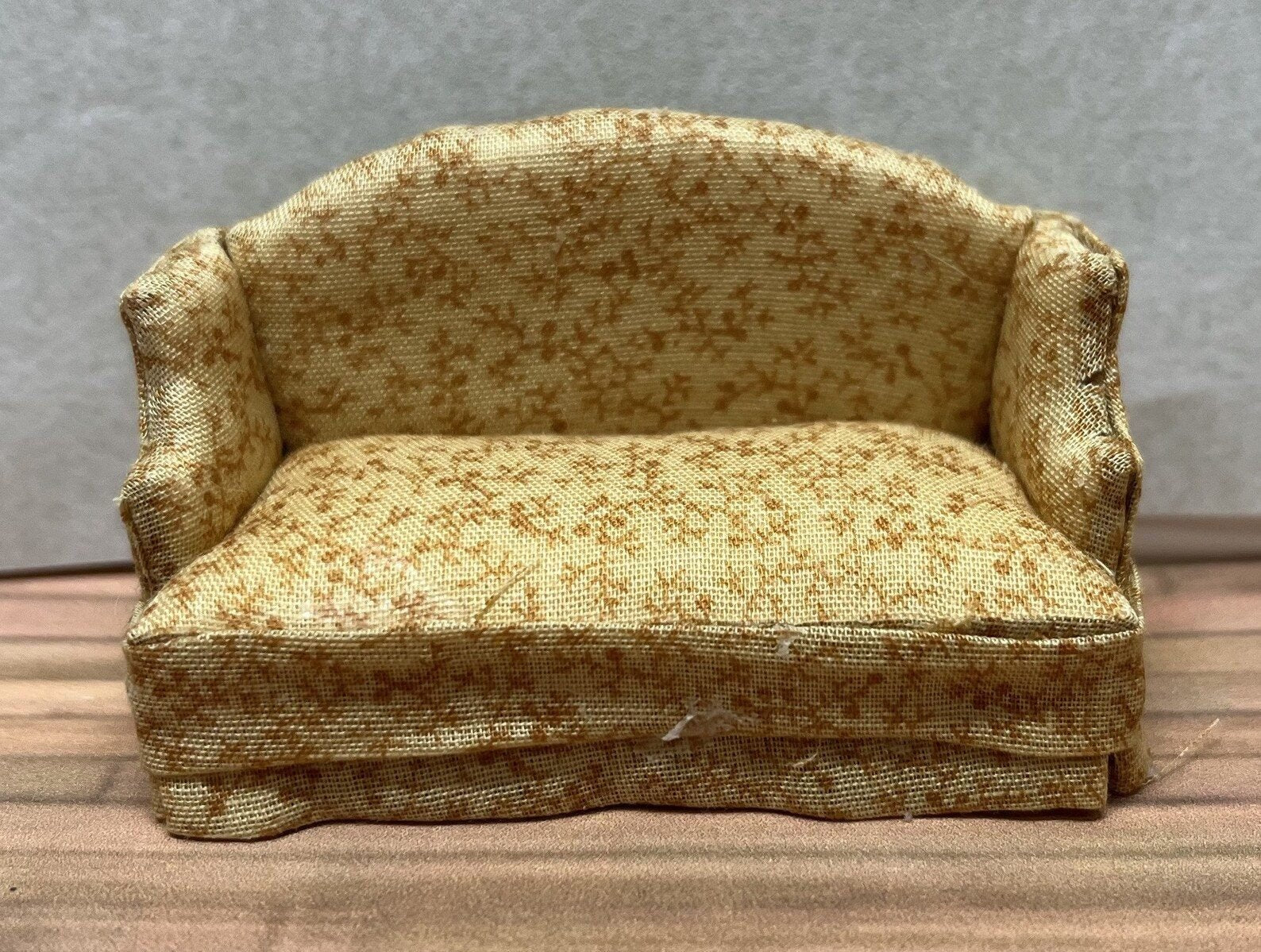 Dollhouse HALF SCALE Furniture KIT DIY Living Room Set Traditional 1:24 Sofa + - Image 4