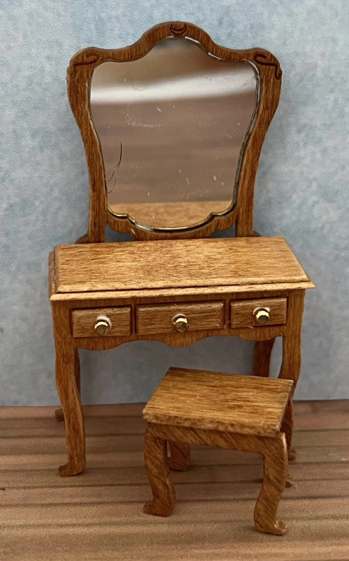 Dollhouse HALF SCALE Furniture KIT DIY Victorian Dressing Room 1:24 Miniatures - Image 4