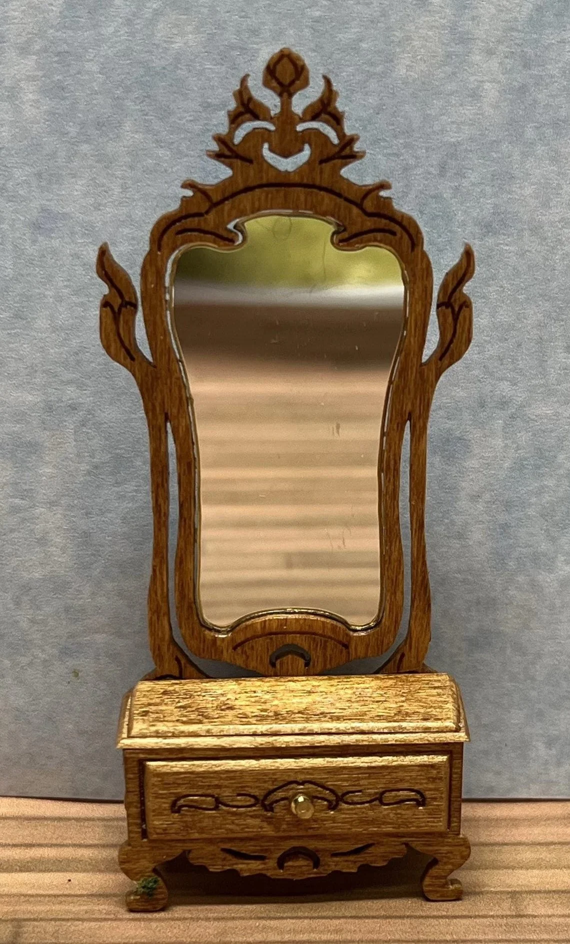 Dollhouse HALF SCALE Furniture KIT DIY Victorian Dressing Room 1:24 Miniatures - Image 5