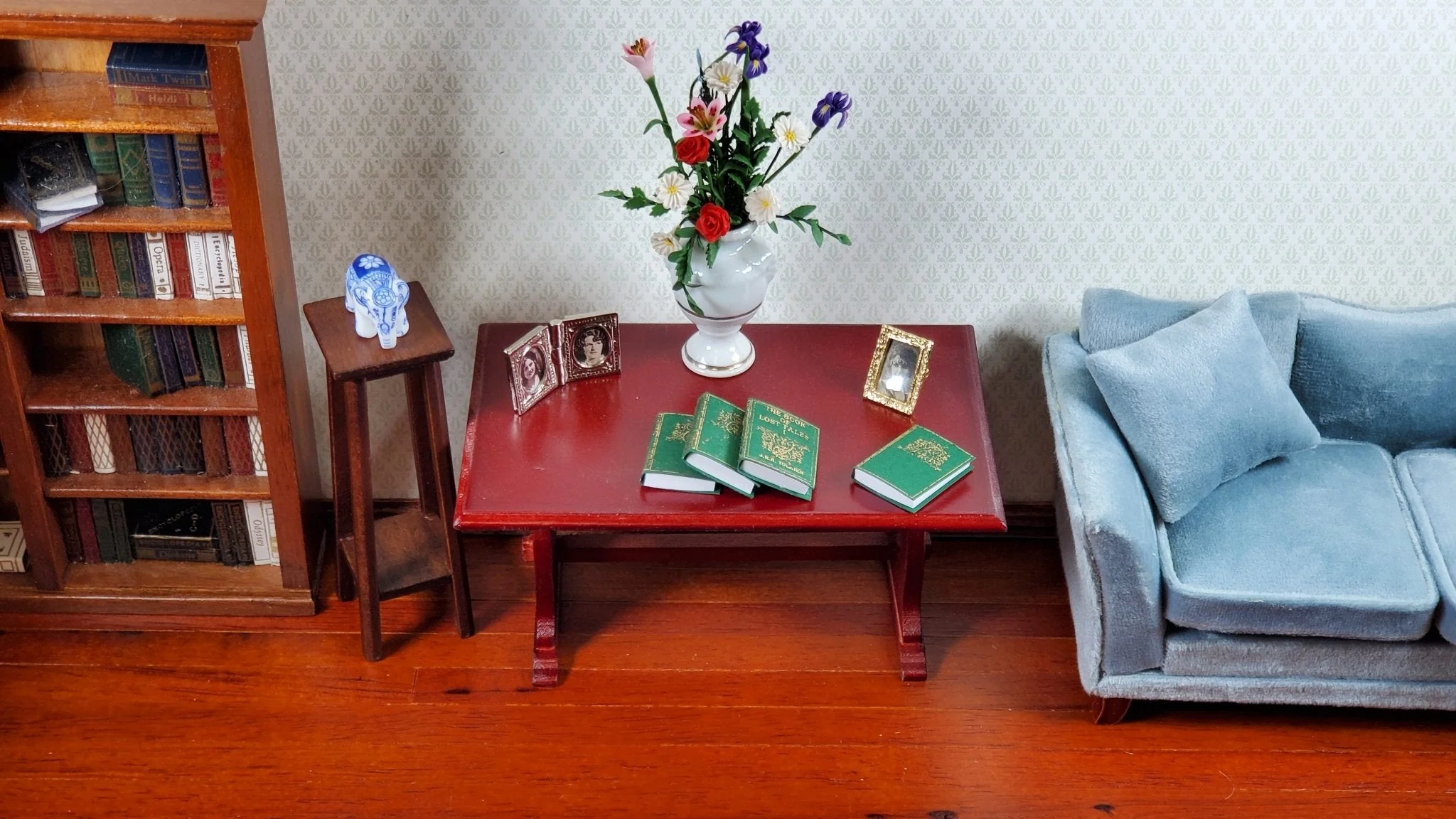 Dollhouse Table Country Kitchen or Dining Room 1:12 Scale Miniature Furniture - Image 3