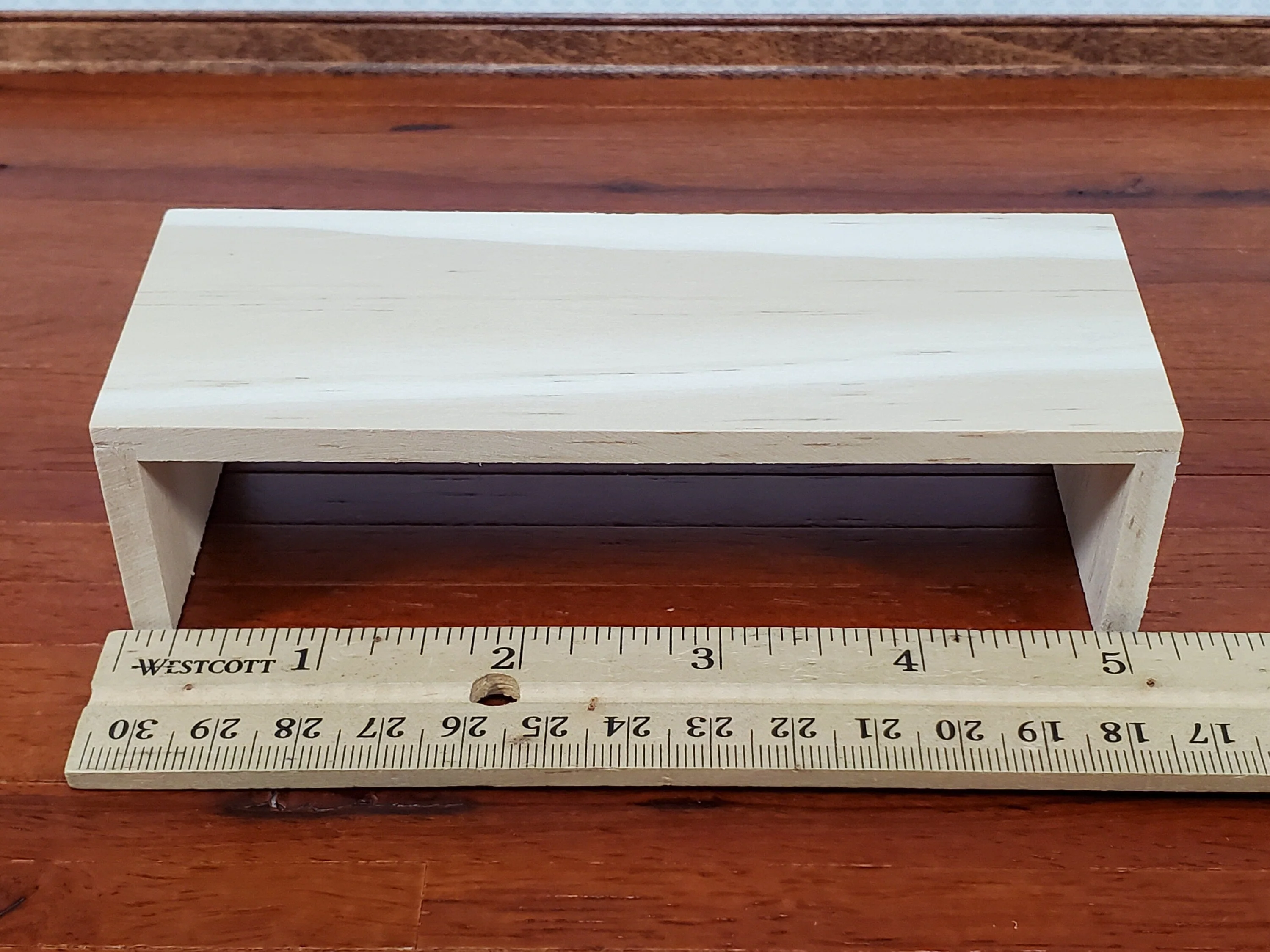 Dollhouse Modern Coffee Table Unpainted Wood 1:12 Scale Miniature Furniture DIY - Image 7