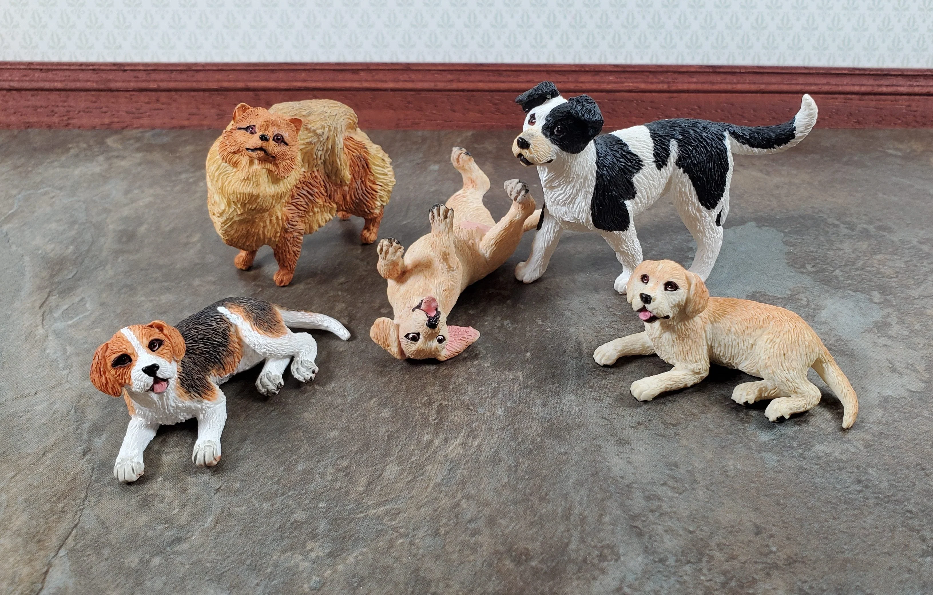 Dollhouse Sheltie Shetland Sheepdog Standing1:12 Scale Miniature Animal Pet - Image 6