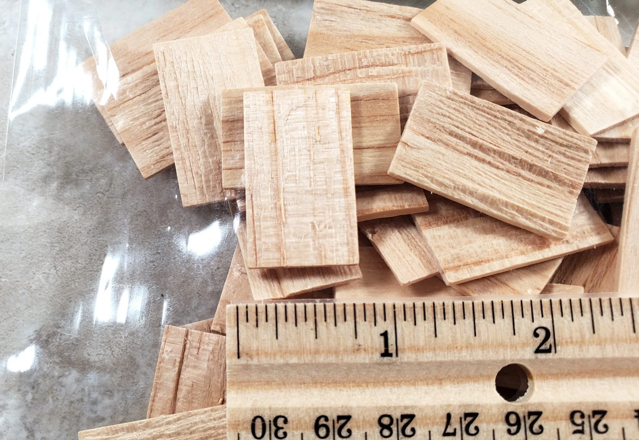 Dollhouse Shingles Square End 100 Pieces Light Wood 1:12 Scale Houseworks #7004 - Image 5