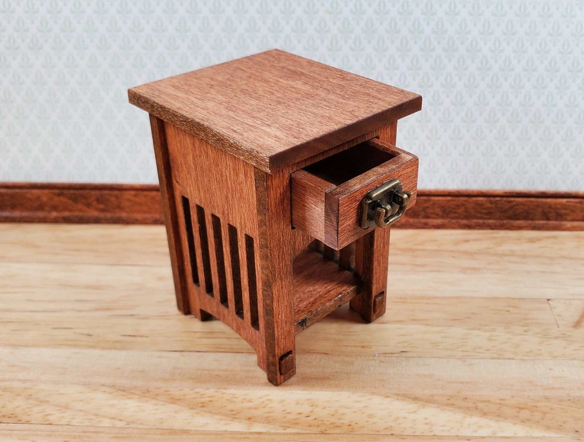 Dollhouse Side Table KIT Mission Prairie Style 1:12 Scale Miniature Furniture - Image 6