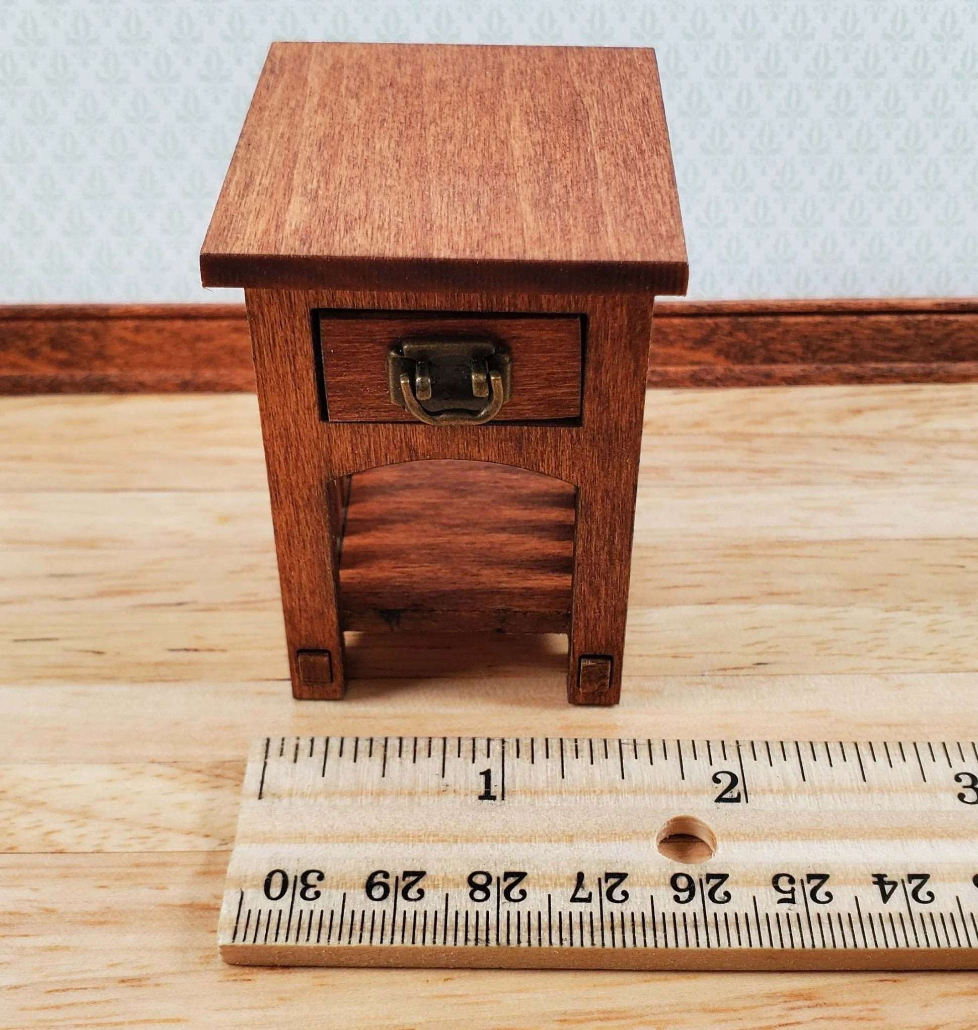 Dollhouse Side Table KIT Mission Prairie Style 1:12 Scale Miniature Furniture - Image 8
