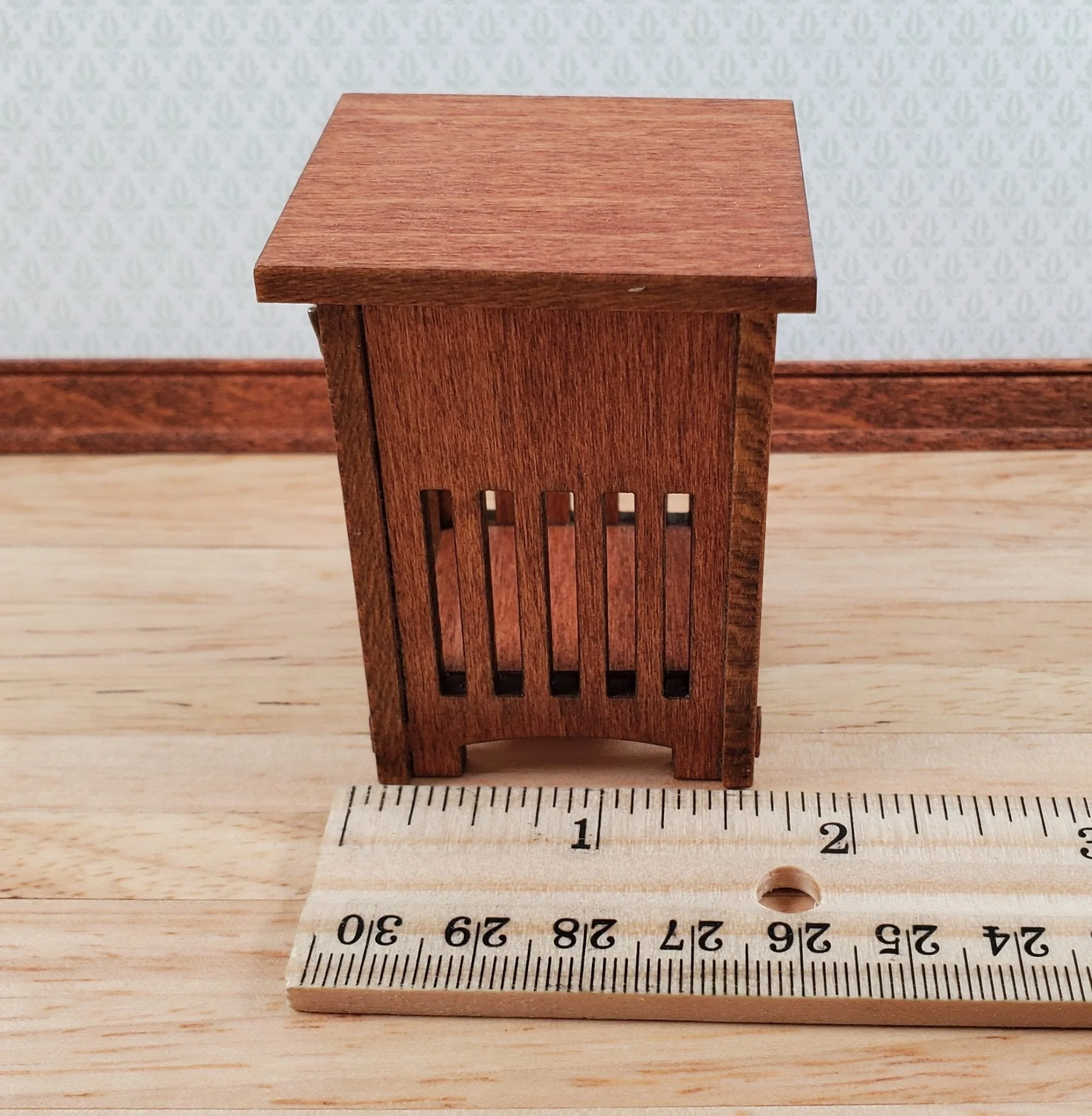 Dollhouse Side Table KIT Mission Prairie Style 1:12 Scale Miniature Furniture - Image 9