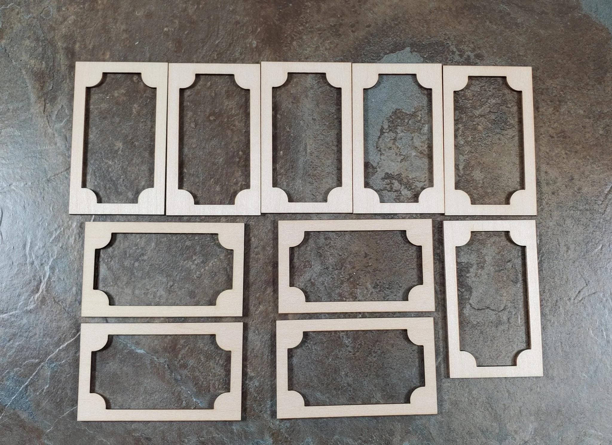 Dollhouse Wall Panels 1 Layer Classic Style 10 pieces 1:12 Scale DIY Dollhouse Miniatures - Image 3