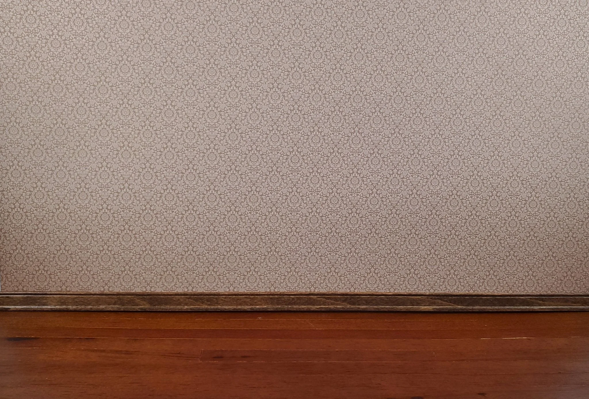 Dollhouse Wallpaper Essex Damask Red/Rust Bradbury & Bradbury 1:12 Scale - Image 3