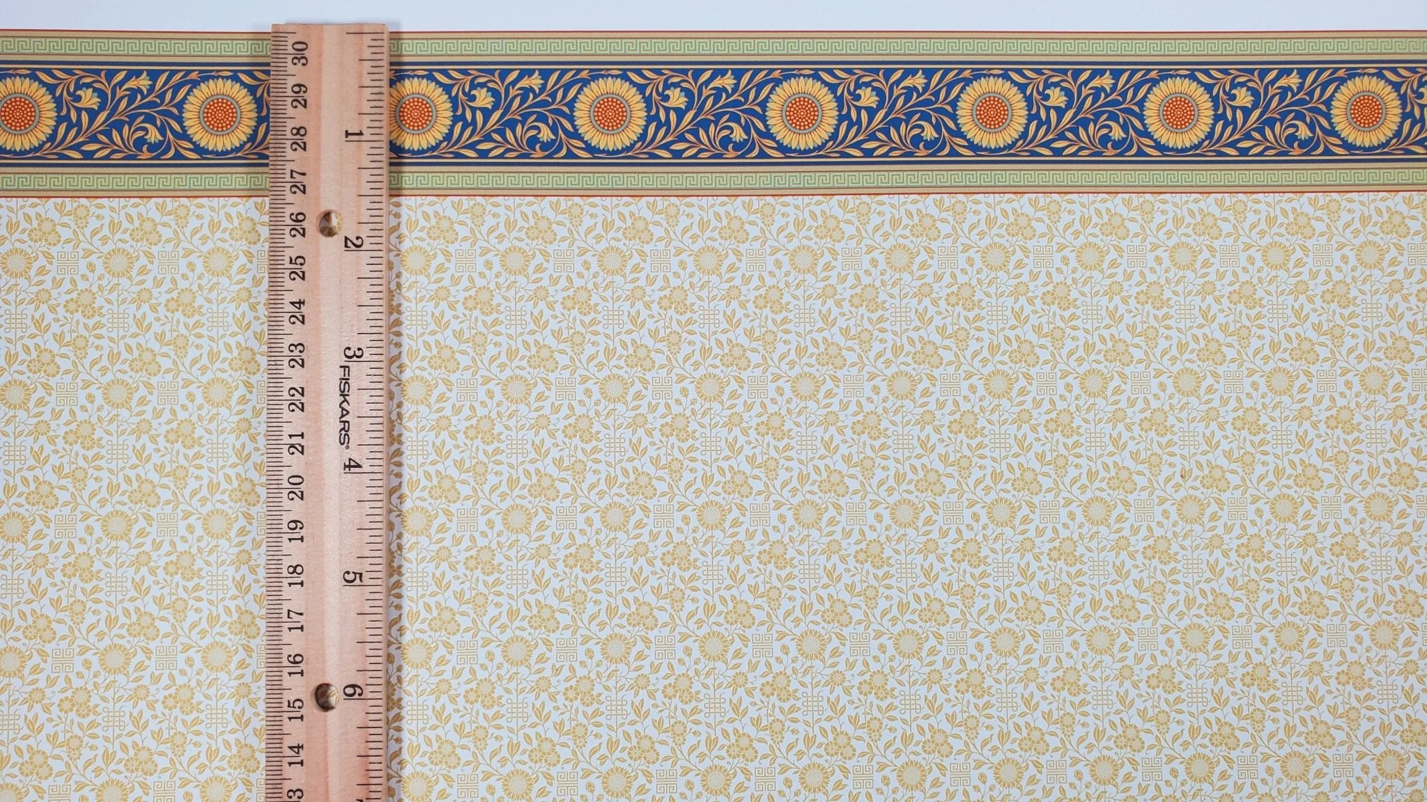 Dollhouse Wallpaper Metford Frieze Arts & Crafts Bradbury & Bradbury 1:12 Scale - Image 3