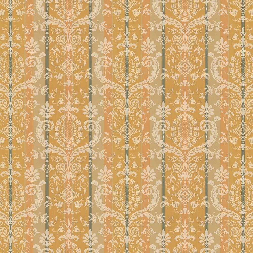 Dollhouse Wallpaper Vintage Cheltenham Damask Bradbury & Bradbury 1:12 Scale - Image 5