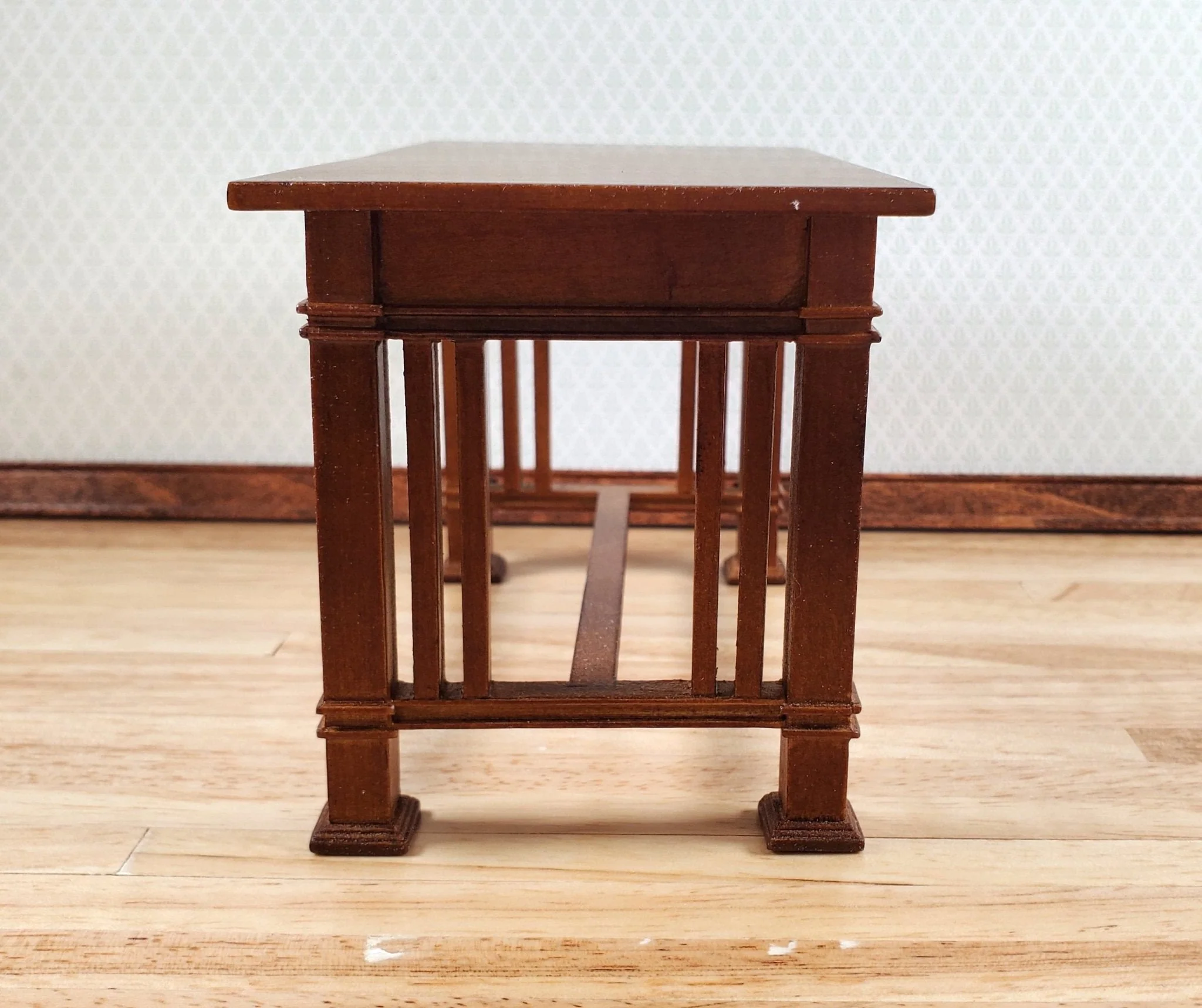 JBM Dollhouse Tall Table Counter Height Mission Style 1:12 Scale Miniature - Image 4