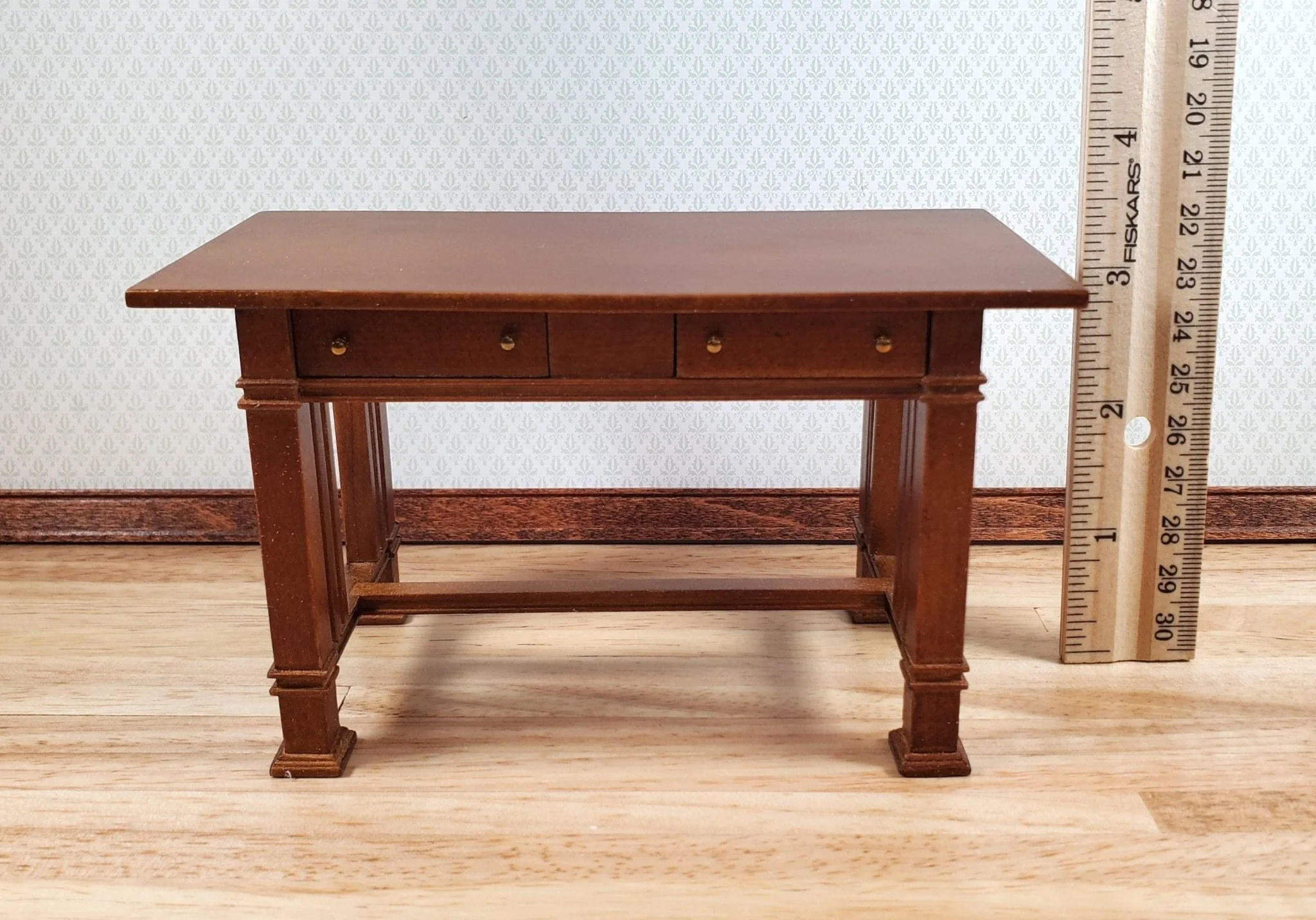 JBM Dollhouse Tall Table Counter Height Mission Style 1:12 Scale Miniature - Image 6