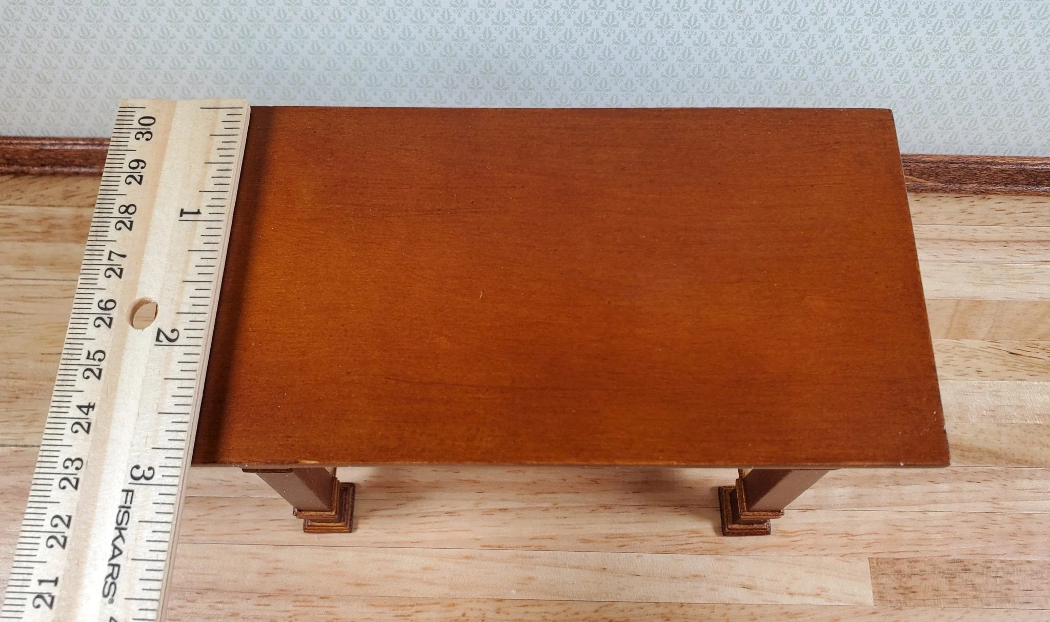 JBM Dollhouse Tall Table Counter Height Mission Style 1:12 Scale Miniature - Image 7