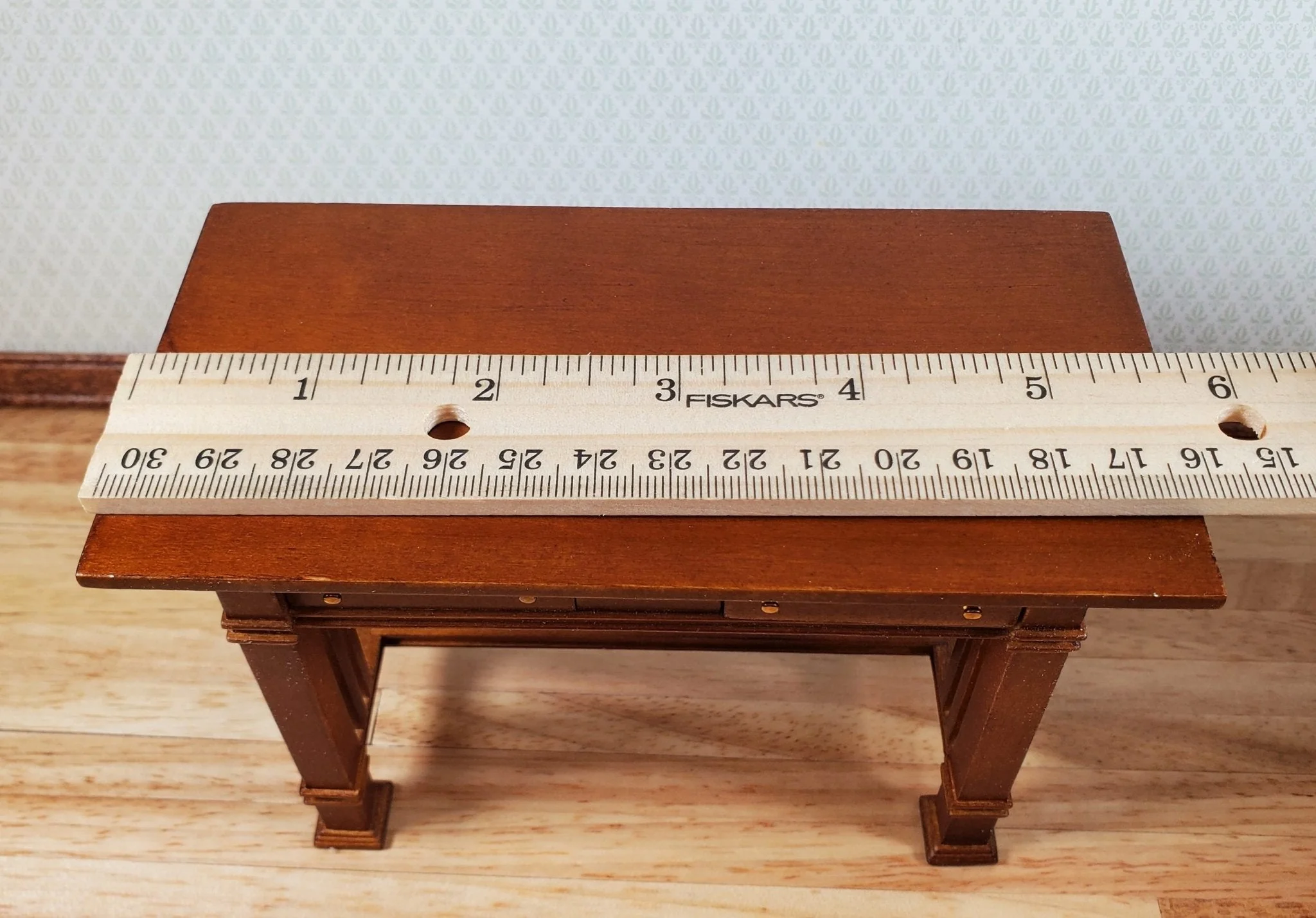 JBM Dollhouse Tall Table Counter Height Mission Style 1:12 Scale Miniature - Image 8